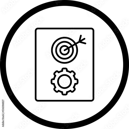 Goals Management Icon Style