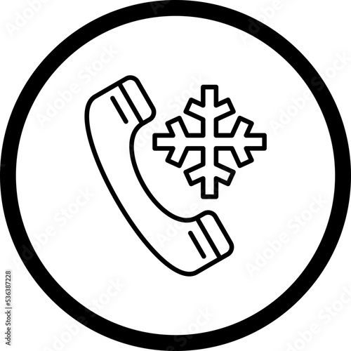 Cold Calling Icon Style