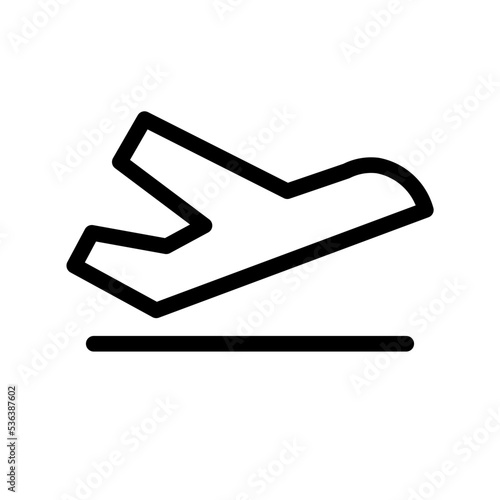 takeoff line icon