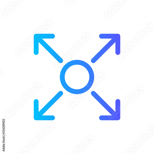 maximize gradient icon