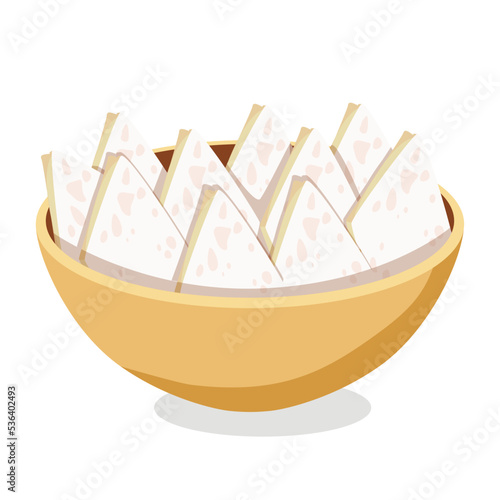 Kaju katli indian Sweets. Vector illustration