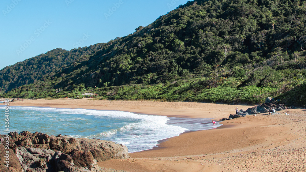 Praia Vermelha Beach in Penha, Santa Catarina.