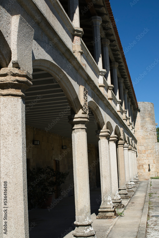 Obraz premium medieval castle in the heart of Galicia