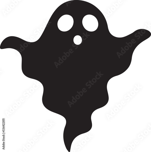 Halloween spooky monsters, scary spirit or poltergeists flying at night. cartoon ghosts. cute ghost creation kit, changeable face, flat design vector for Halloween