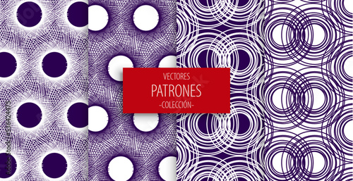 textura con círculos