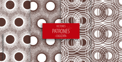 textura con círculos