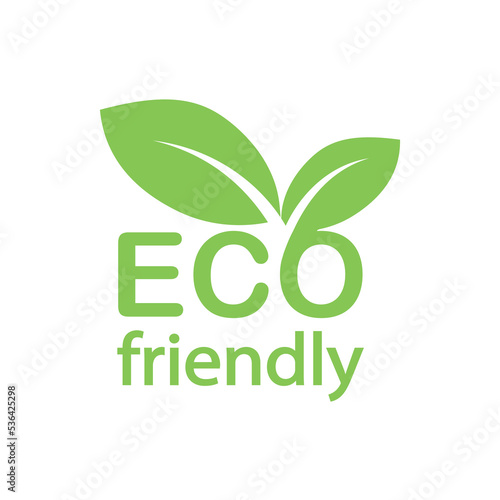 Eco Friendly green Vector Illustration. Vector illustration