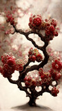 illustration of a fantasy Cherry tree.