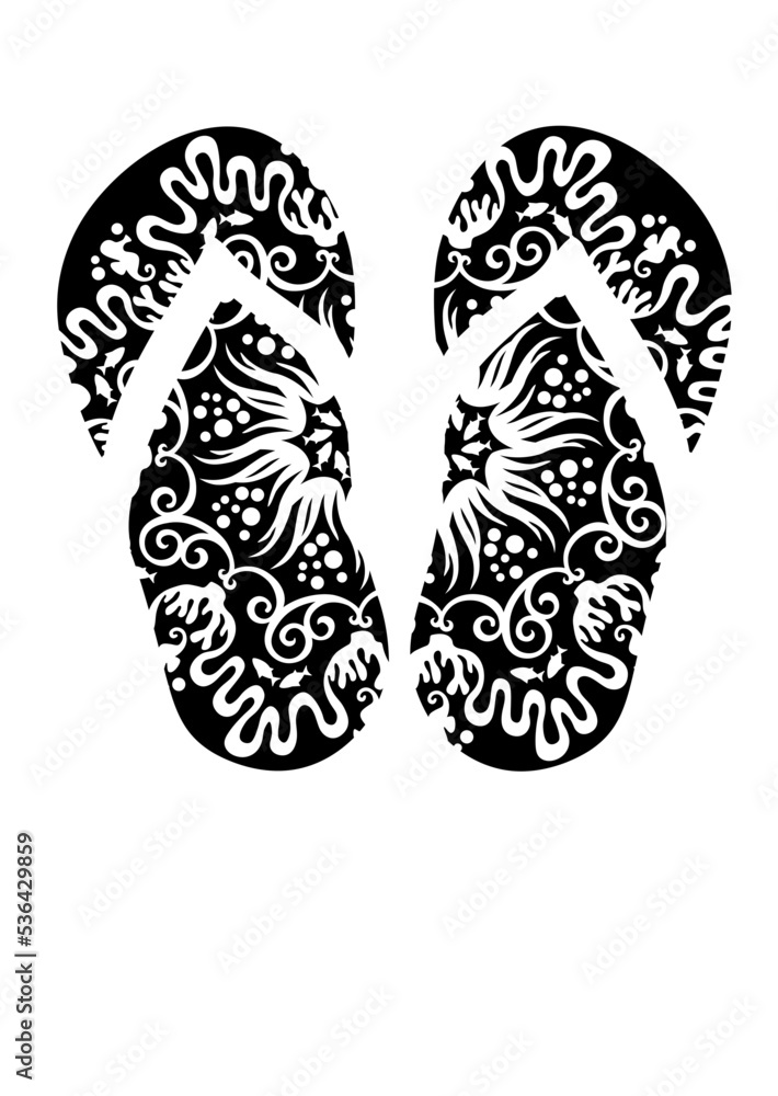 Flip flops print vector file. Summer shirt design. Transparent background. Flip-flop clipart Flip flops print vector file. Summer shirt design. Transparent background. Flip-flop clipart