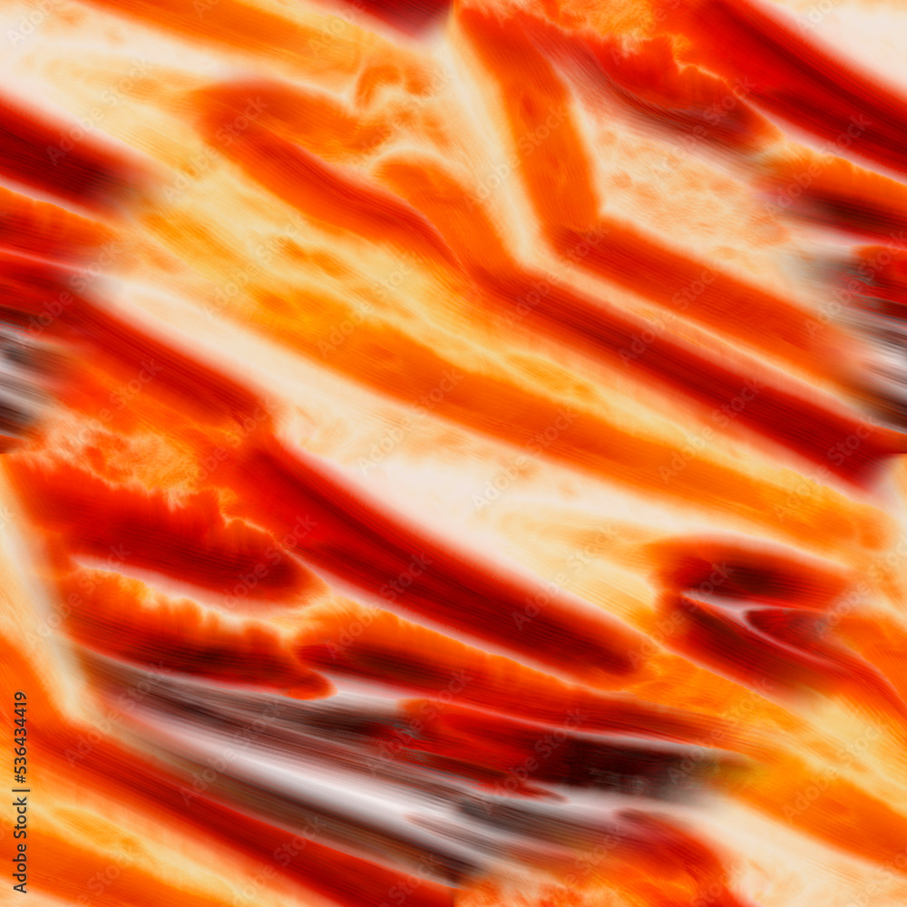 A fiery seamless abstraction with streams of incandescent lava. Orange textures resembling burning streams. Background with red shades.
A fiery seamless abstraction with streams of incandescent lava. Orange textures resembling burning streams. Background with red shades.