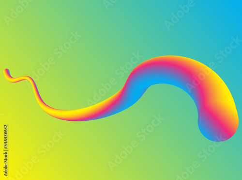 fluid background with bright color, abstract