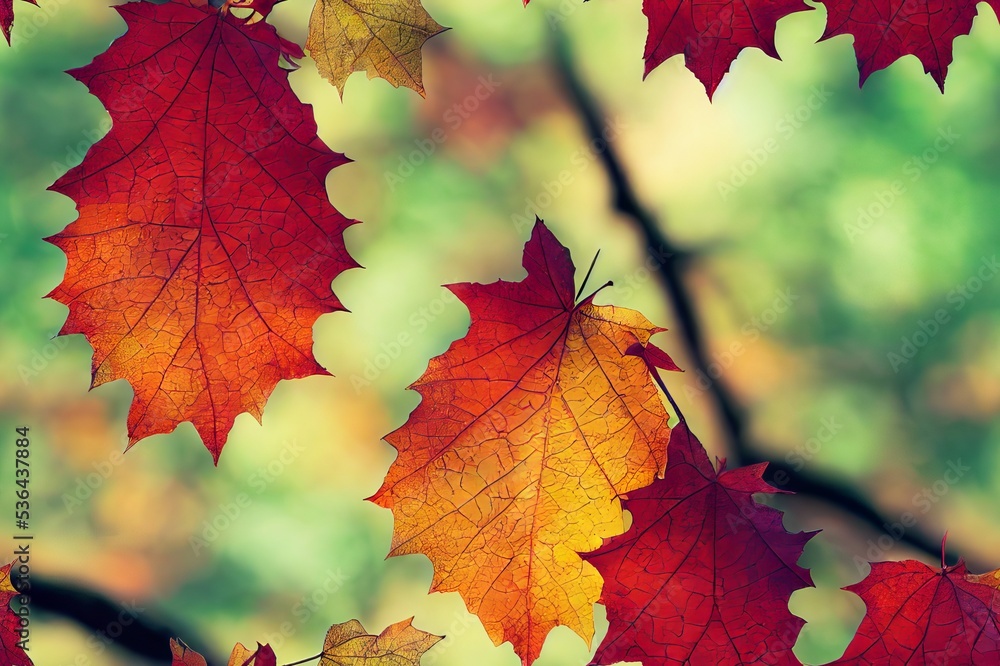 Fall Tree Leaves Autumn Color Seamless Texture Pattern Tiled Repeatable Tessellation Background Image Fall Tree Leaves Autumn Color Seamless Texture Pattern Tiled Repeatable Tessellation Background Image