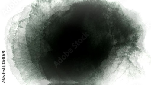 抽象的　水墨画　モーショングラフィックス