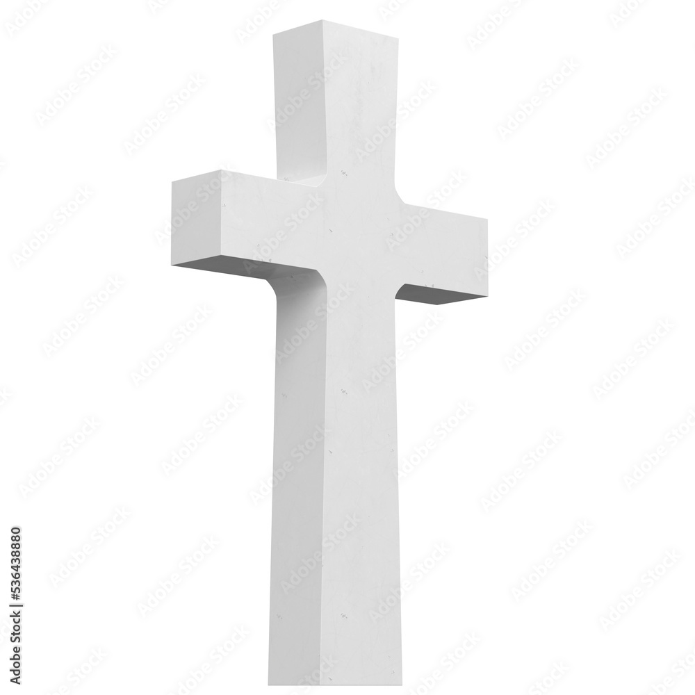 3d rendering illustration of a war memorial cross gravestone 3d rendering illustration of a war memorial cross gravestone