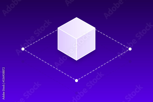 Augmented Reality icon. Augmented reality concept symbol design. Vector illustration.