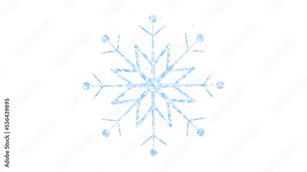 Fototapeta premium PNG snowflake shiny and glittering, new year and Christmas design element, winter snow flake design element