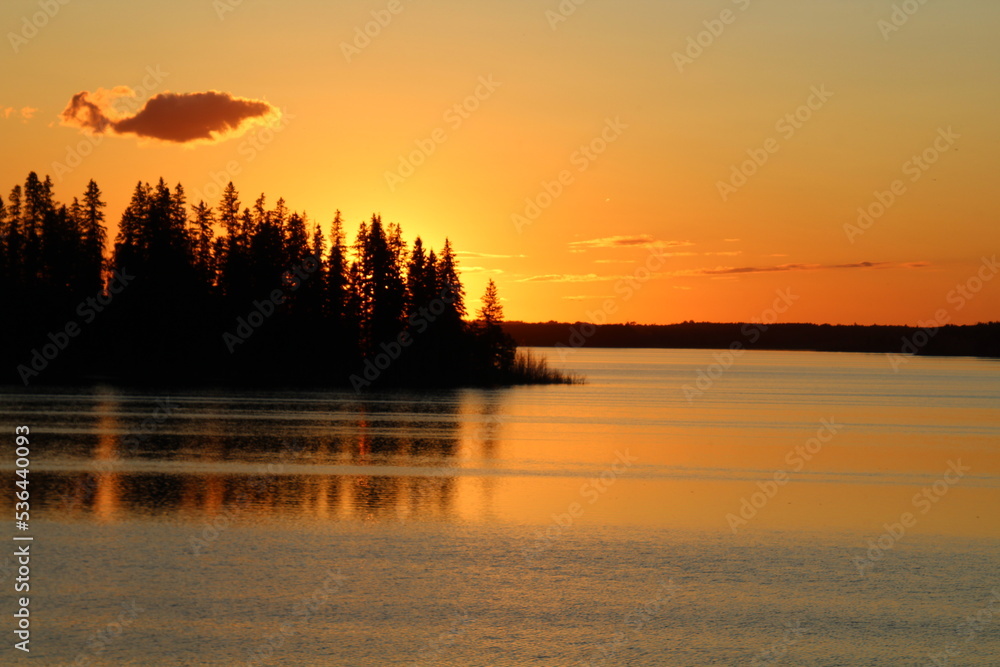 Fototapeta premium sunset on the islands
