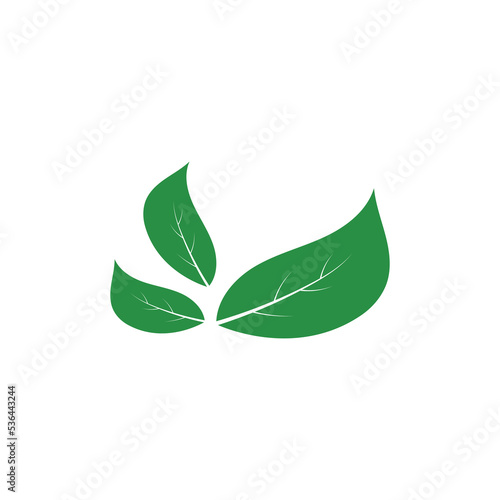 Logos of green Tree leaf ecology nature element vector © Achmad99