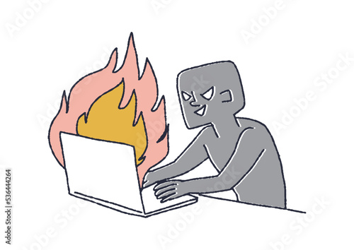 ネットを炎上させる人　インターネットでの犯罪や誹謗中傷インターネットでの犯罪や誹謗中傷