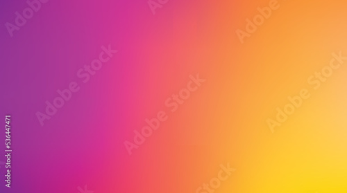 Pink orange yellow purple gradient background. Vector bright magenta color mesh. Abstract blur multicolor illustration design for vibrant concept. EPS 10.