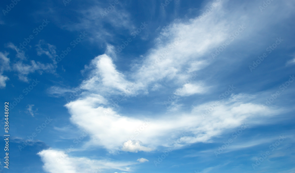 blue sky white clouds