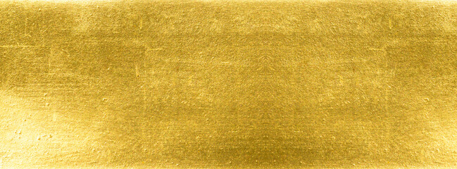 Shiny yellow leaf gold foil texture