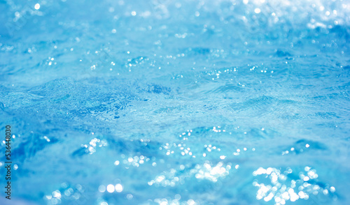 Water surface blue background