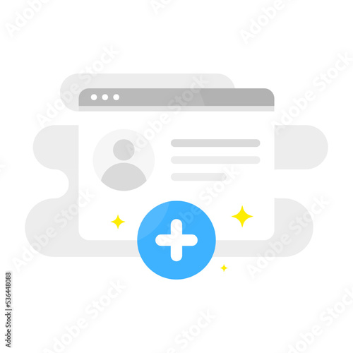 create account, sign up concept illustration flat design vector eps10, simple and modern style graphic element for landing page, empty state ui, infographic, ads, etc
