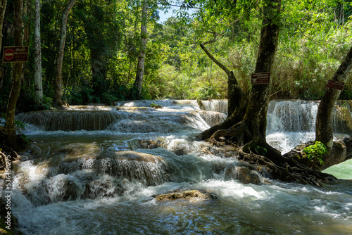 Kuang Si Waterfall  the most beautiful waterfall in Laos