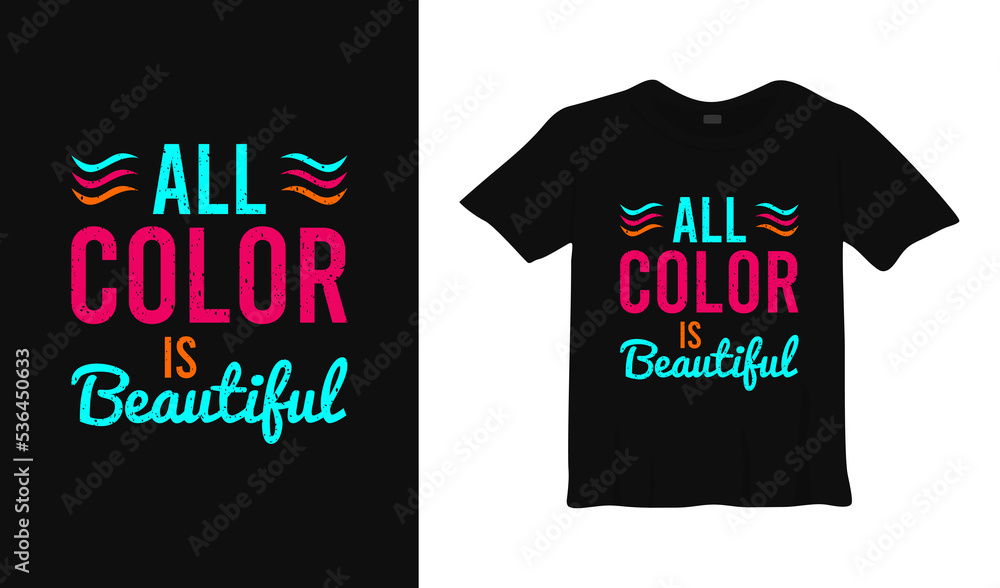 Naklejka premium inspirational typography t-shirt design template