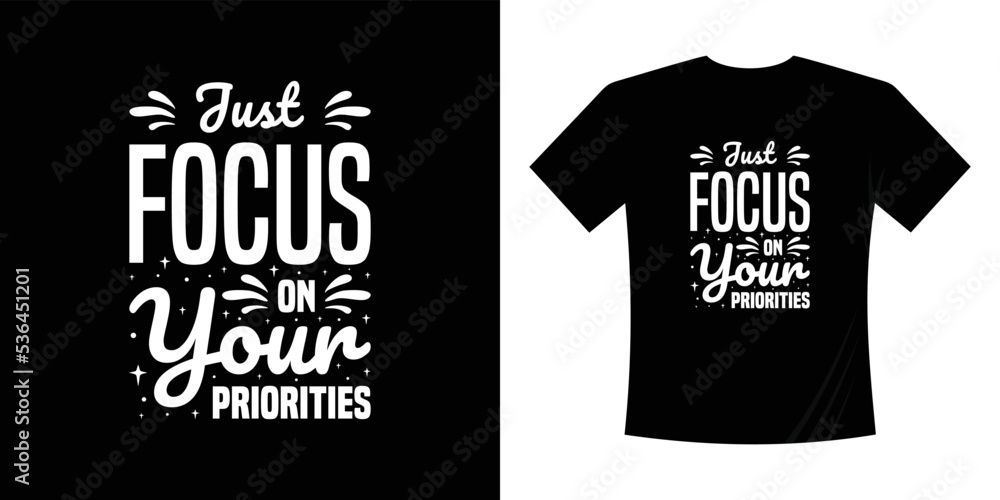 inspirational typography t-shirt design