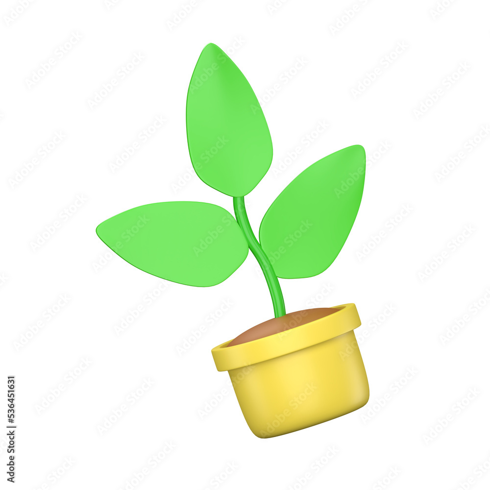 Plants Icon 3D Illustration PNG High Resolution Plants Icon 3D Illustration PNG High Resolution