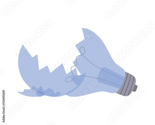 broken light bulb