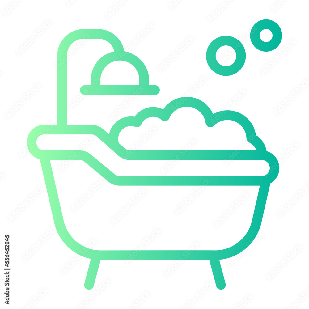 bath gradient icon bath gradient icon