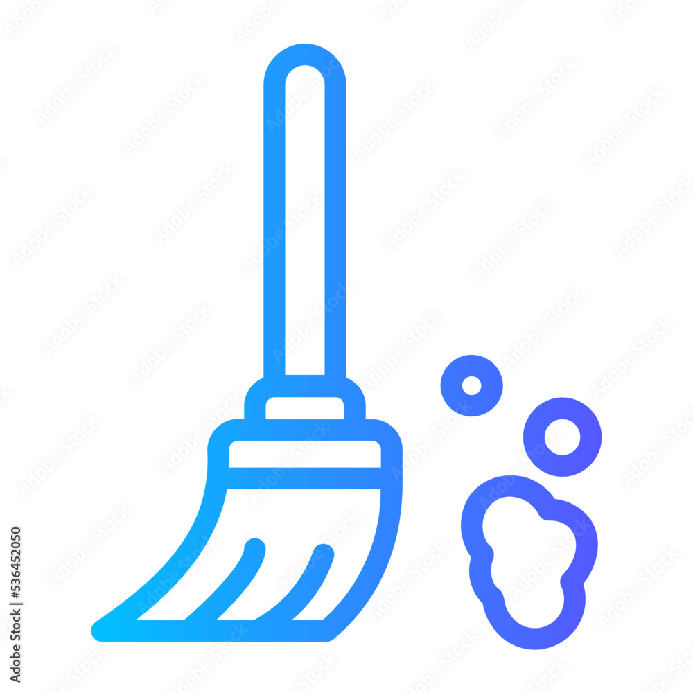 broom gradient icon broom gradient icon