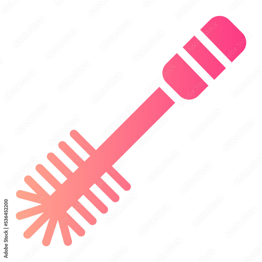 toilet brush gradient icon toilet brush gradient icon