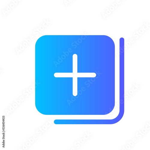 create gradient icon