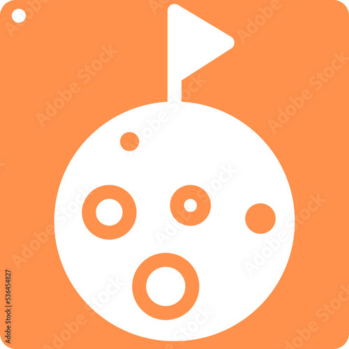 moon landing space mission nasa astronaut flag icon