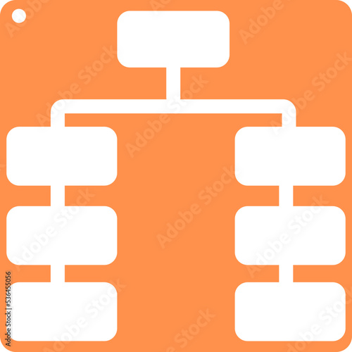 model management modeling hierarchy diagram organization sitemap icon
