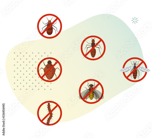 Pest Control - Multiple Bug Icon