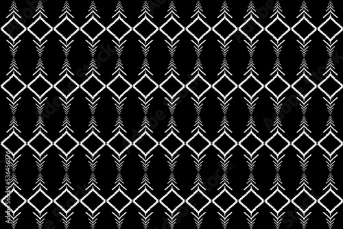 black and white seamless fabric pattern  vector design for the your product and use anywhere