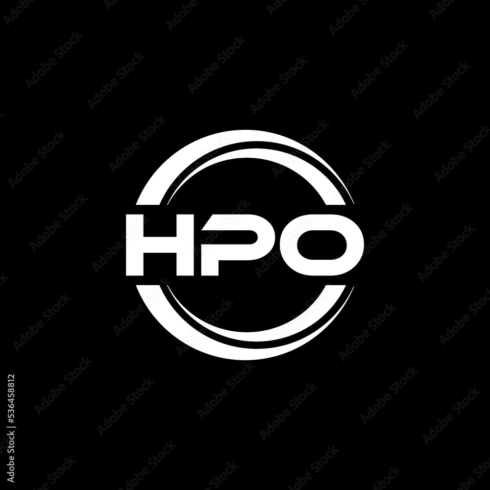 HPO letter logo design with black background in illustrator, vector logo modern alphabet font overlap style. calligraphy designs for logo, Poster, Invitation, etc. HPO letter logo design with black background in illustrator, vector logo modern alphabet font overlap style. calligraphy designs for logo, Poster, Invitation, etc.