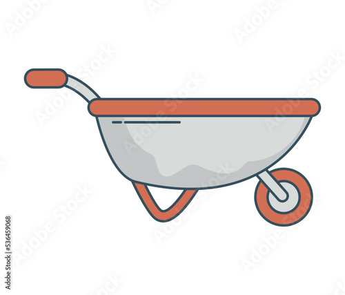 gray wheelbarrow design