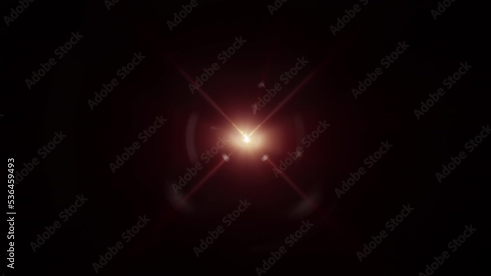custom made wallpaper toronto digitalAbstract loop burst flicker rotation center star optical lens flares shine light animation on black background. 4K seamless loop dynamic kinetic bright star light rays effect. Star light streaks. 