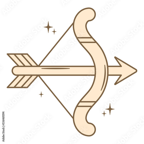 beige sagittarius constellation
