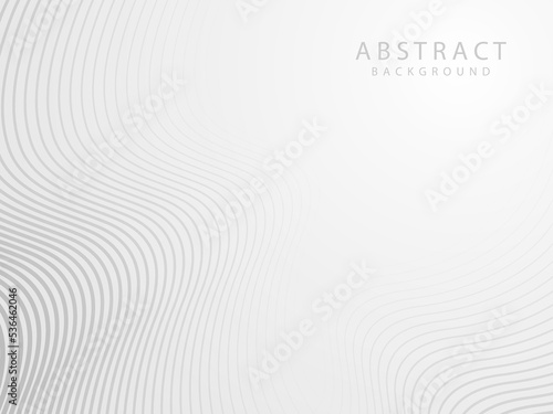 gray abstract background with modern gradient wave lines © Prasetyo