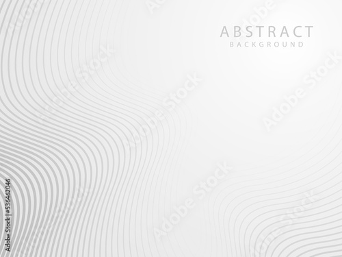 gray abstract background with modern gradient wave lines