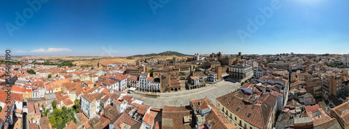 фотографія Aerial panoramic view of Cáceres city, Spain.