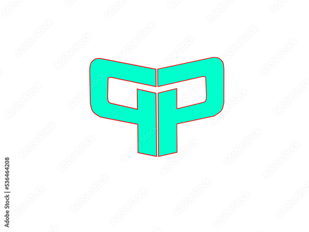 Fototapeta premium initial letter logo vector design.