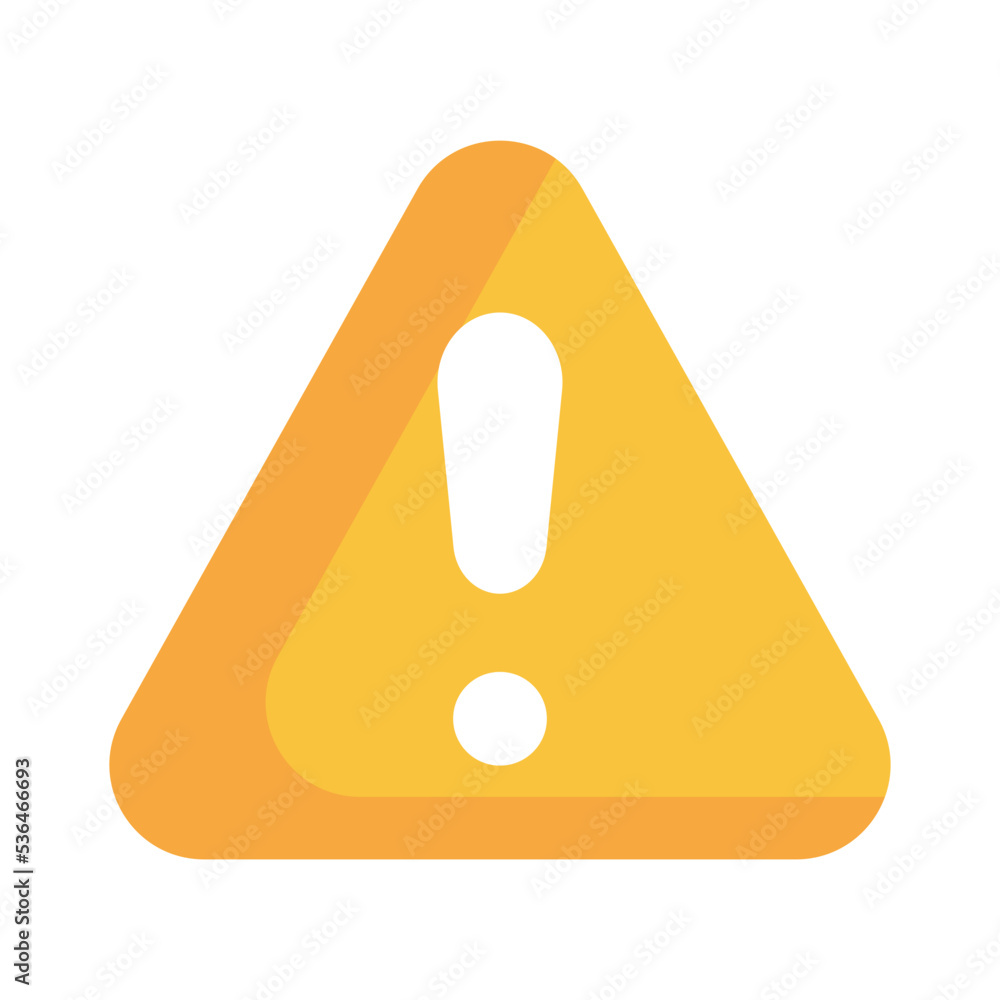 triangle label with exclamation icon triangle label with exclamation icon